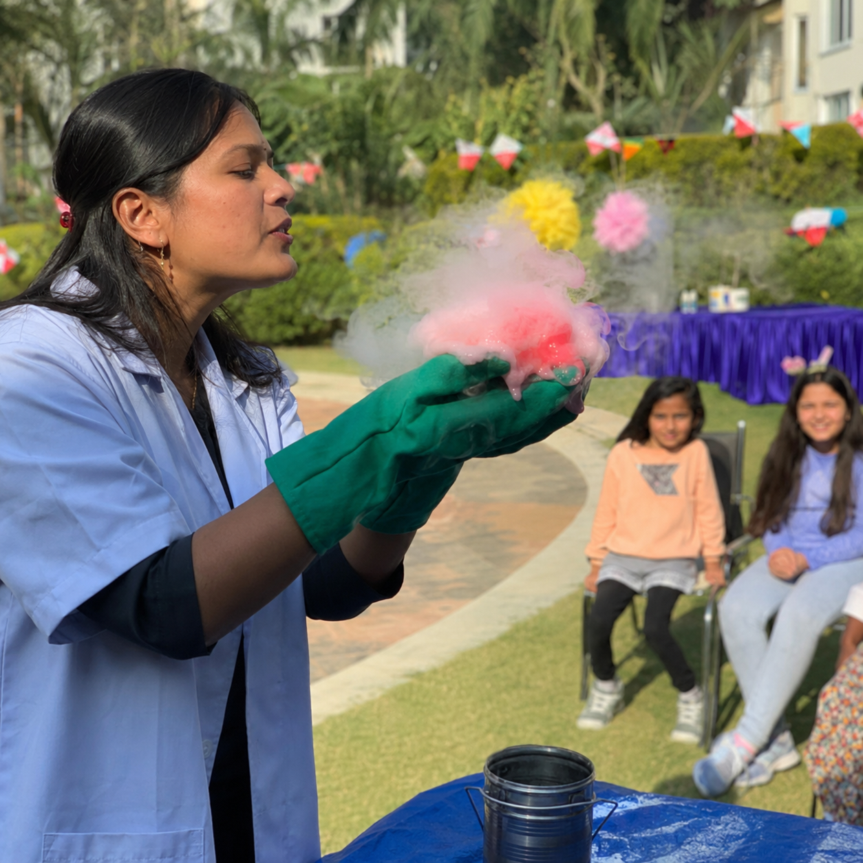 Liquid Nitrogen Science show for Rent