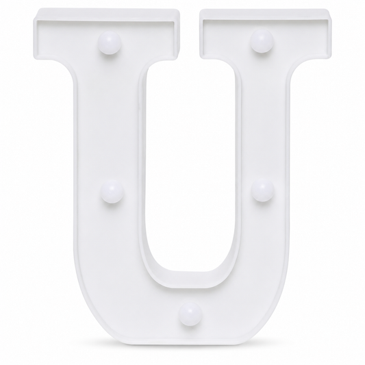LED Marquee Letter U Lights