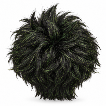 Dark Green Short Messy Wig | Cosplay Fancy Dress Hair Wig for Halloween, Fantasy Characters & Theme Parties
