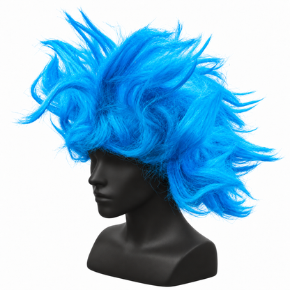 Poppy Blue Cosplay Wig | Blue Fancy Dress Hair Wig for Halloween, Character Costumes & Theme Parties