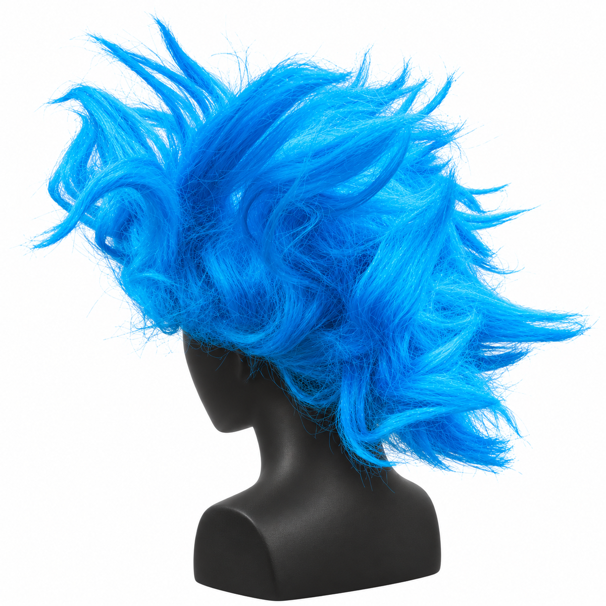 Poppy Blue Cosplay Wig | Blue Fancy Dress Hair Wig for Halloween, Character Costumes & Theme Parties