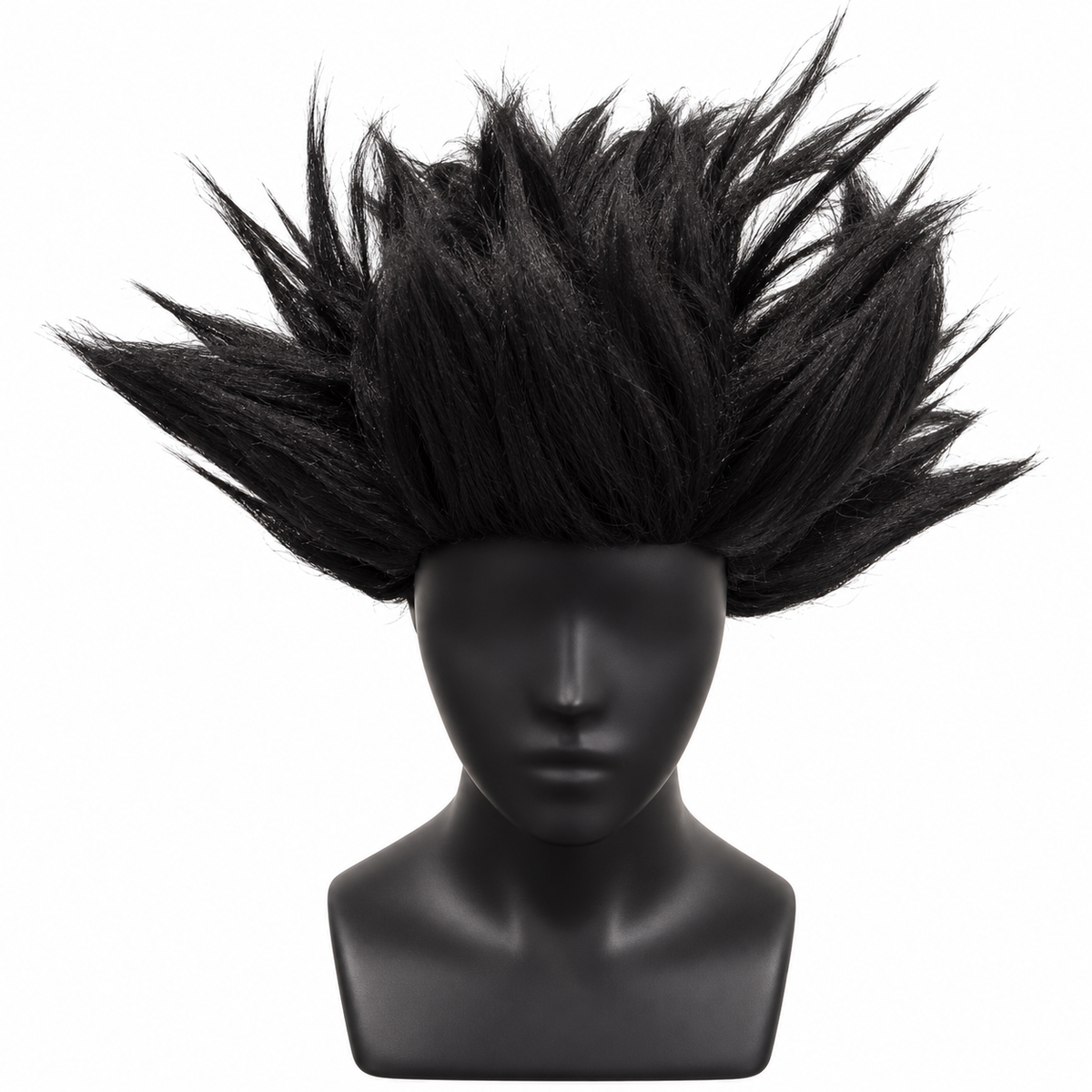 Poppy Black Cosplay Wig | Black Fancy Dress Hair Wig for Halloween, Character Costumes & Theme Parties