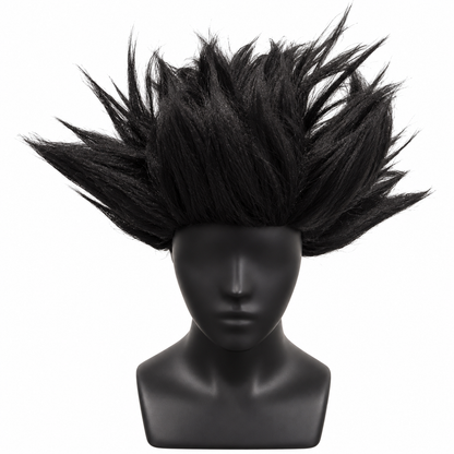Poppy Black Cosplay Wig | Black Fancy Dress Hair Wig for Halloween, Character Costumes & Theme Parties