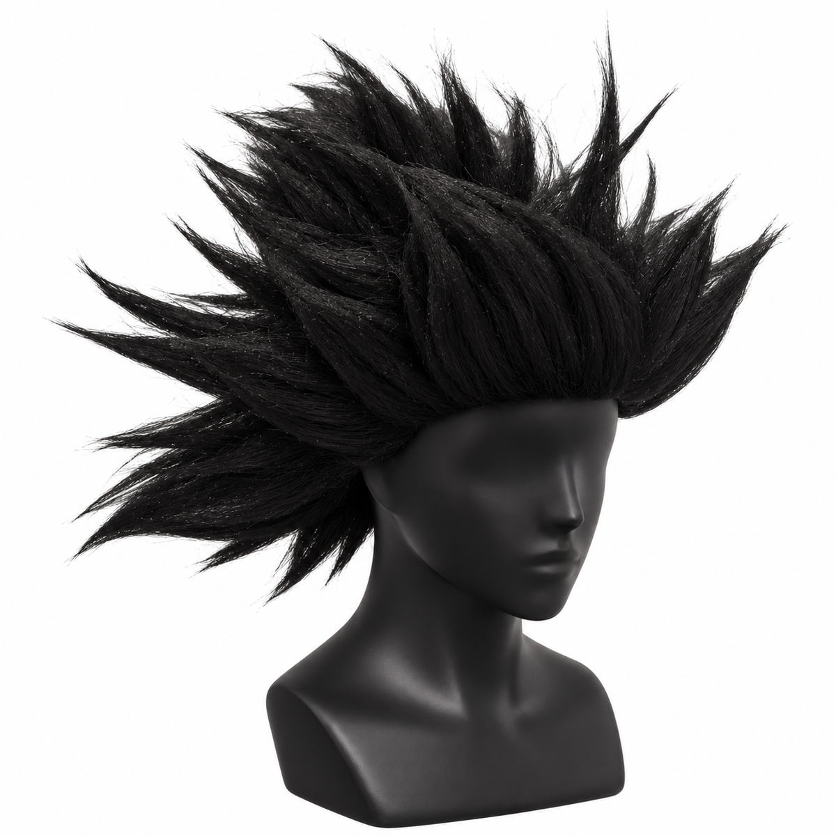Poppy Black Cosplay Wig | Black Fancy Dress Hair Wig for Halloween, Character Costumes & Theme Parties