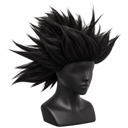 Poppy Black Cosplay Wig | Black Fancy Dress Hair Wig for Halloween, Character Costumes & Theme Parties