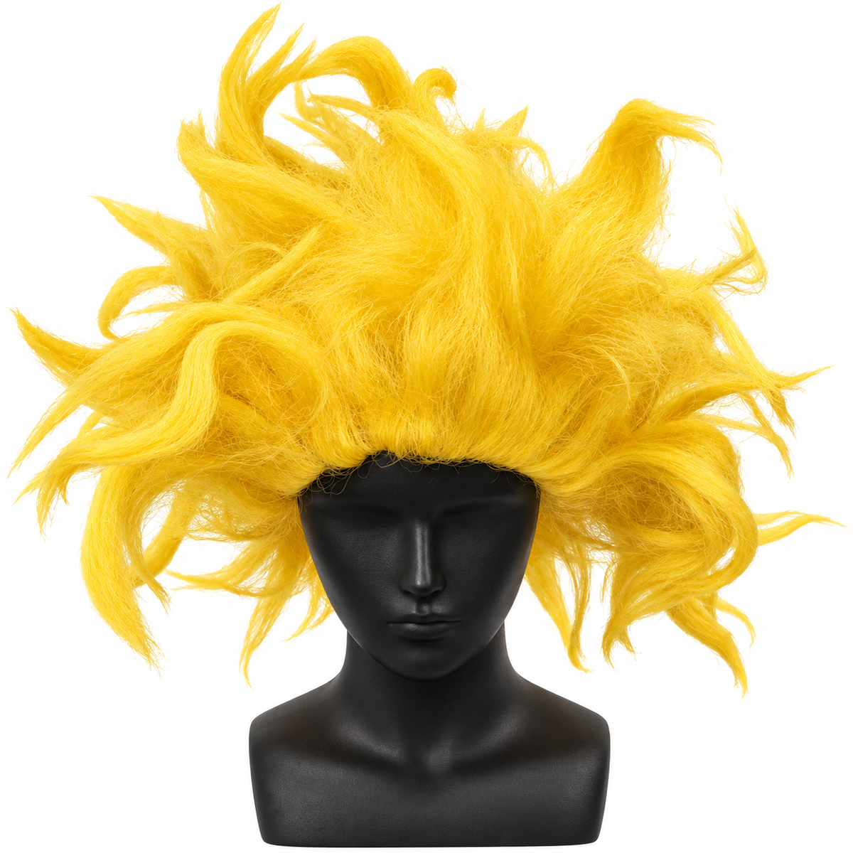 Poppy Yellow Cosplay Wig | Yellow Fancy Dress Hair Wig for Halloween, Character Costumes & Theme Parties