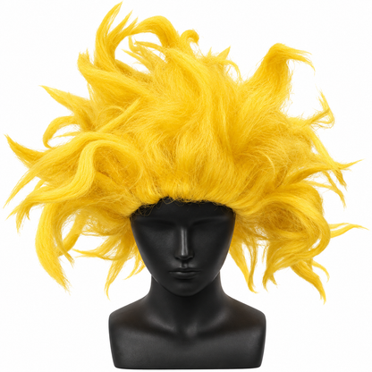 Poppy Yellow Cosplay Wig | Yellow Fancy Dress Hair Wig for Halloween, Character Costumes & Theme Parties