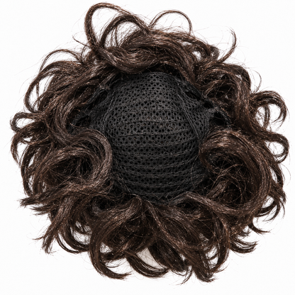 Black Short Curly Wig | Fancy Dress Hair Wig for Halloween, Cosplay, Retro Theme Parties & Costume Events