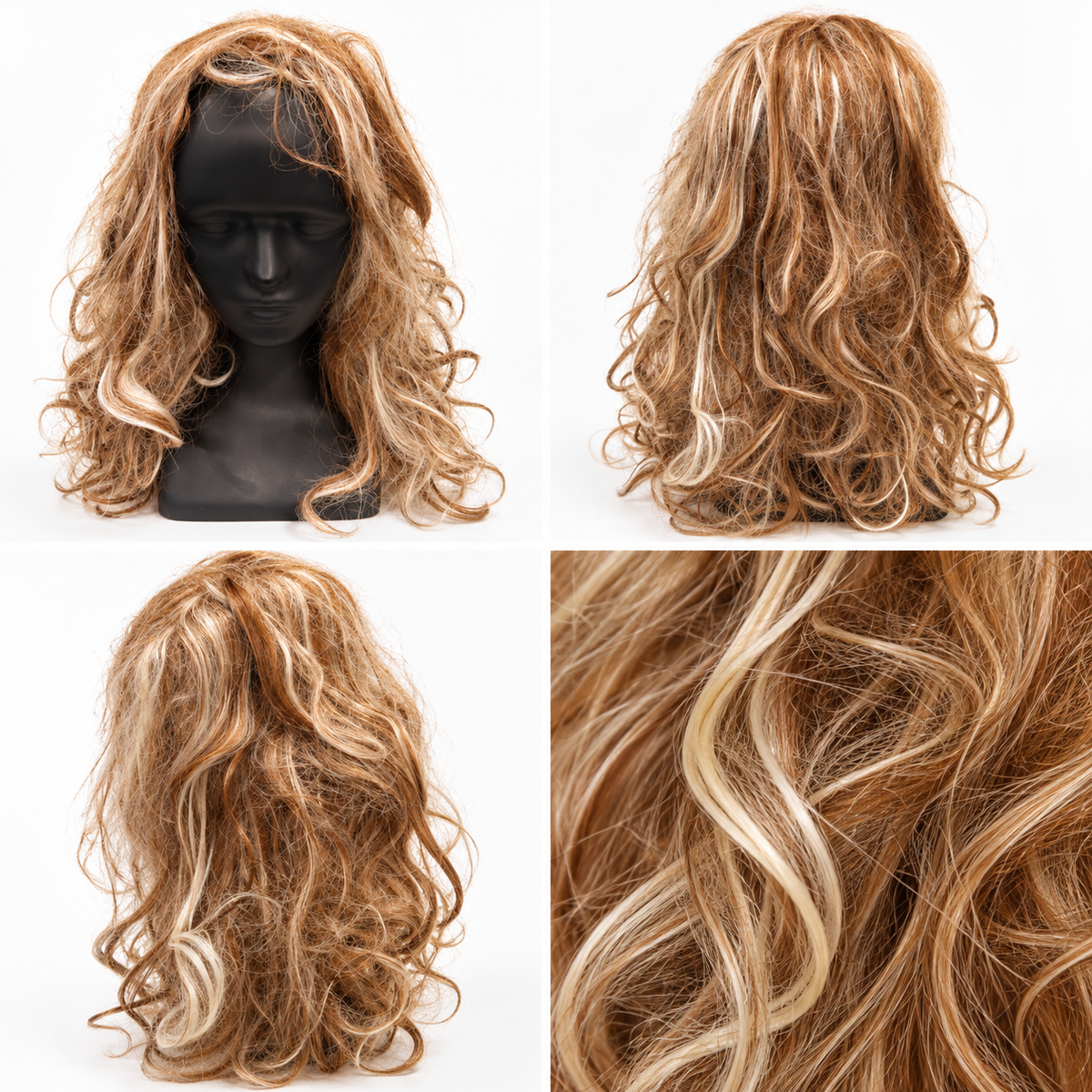 Poppy Brown Cosplay Long Wig | Fancy Dress Hair Wig for Halloween, Cosplay, Theme Parties & Costume Events