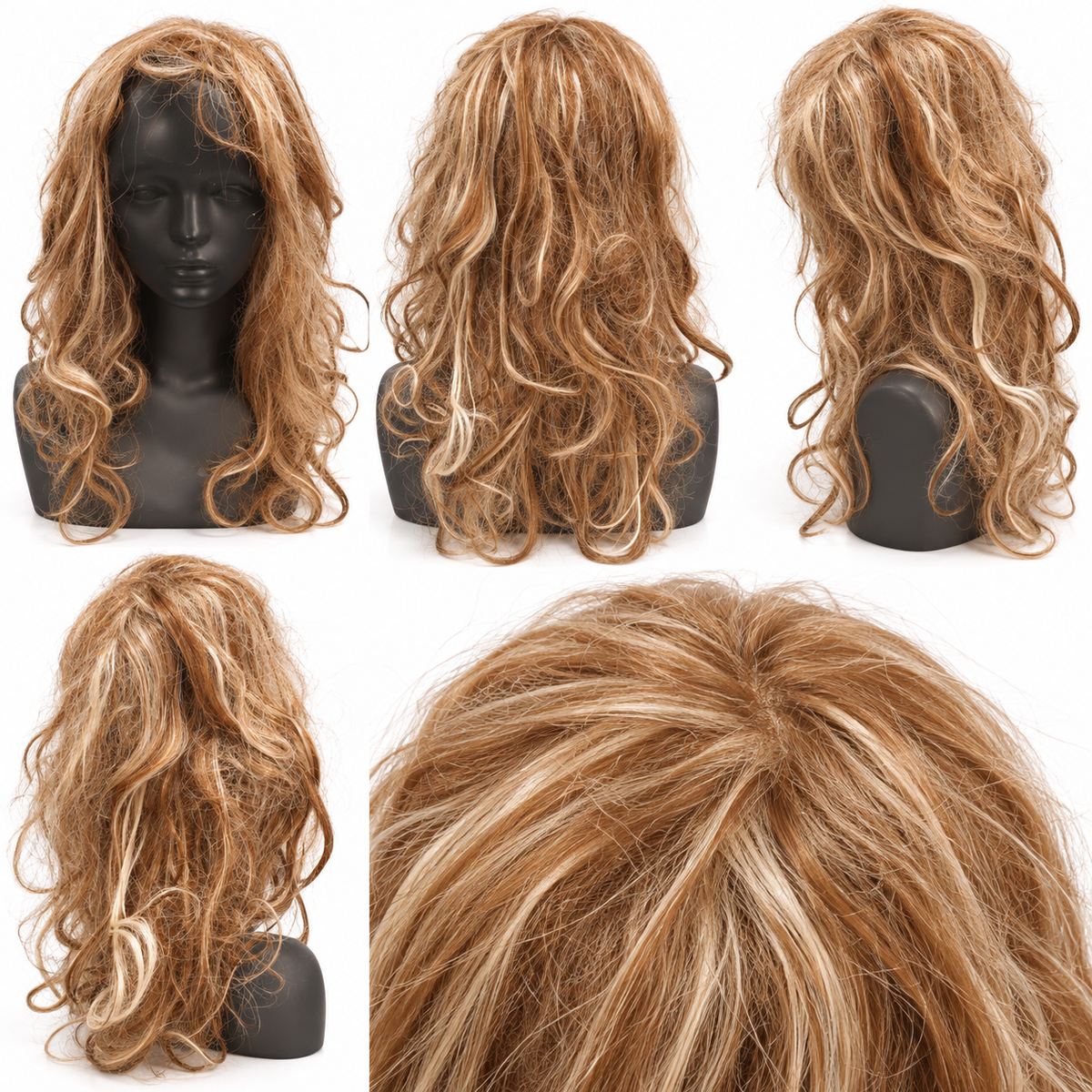 Poppy Brown Cosplay Long Wig | Fancy Dress Hair Wig for Halloween, Cosplay, Theme Parties & Costume Events
