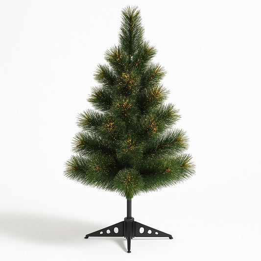 Christmas Pine Tree with Golden Tips - 3FT