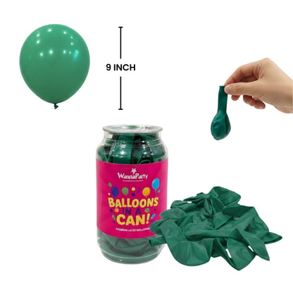Dark Green Latex Balloons 10" - 20PC