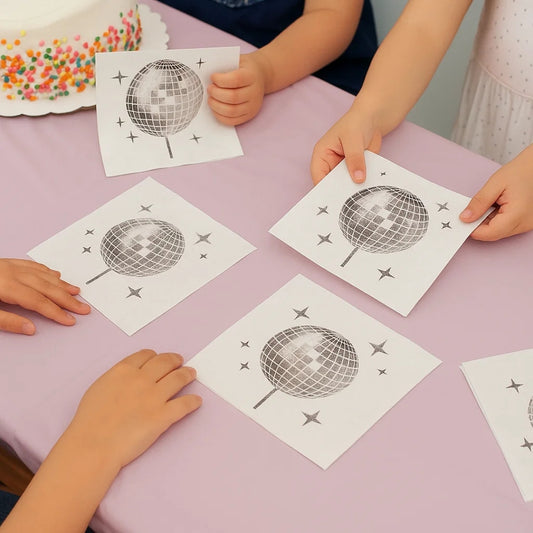 Disco Theme Party Paper Npakins - 20PC