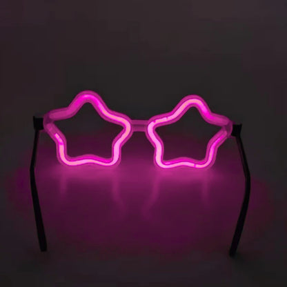 Glow in the Dark Assorted Colour Star Shaped Shades  - 1PC