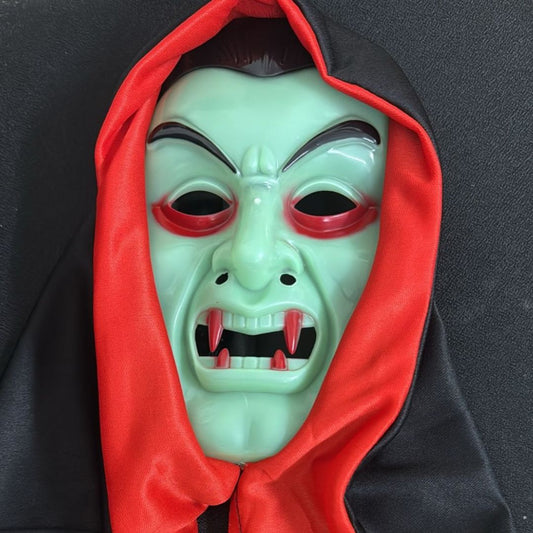 Glow in the Dark Blood Ghost Mask w/ Hood