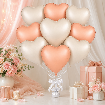Butterfly and Yellow Flowers Shaped Balloon Bouquet Set - 5PC | Helium Filled and Delivers Inflated
