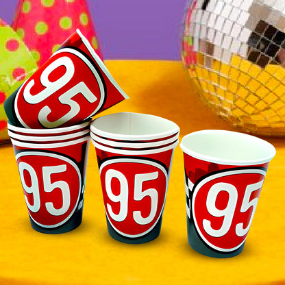 1st Birthday Hugs & Stitches Paper Cups - 250ML - 8 PC