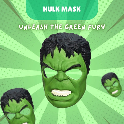 Superhero Hulk Mask for Kids - Wanna Party - front view