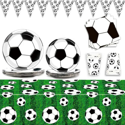 "Soccer Theme Party Paper Plates 10PC - Football Tableware | Wanna Party" - Image 7