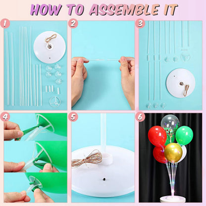 Balloon Centerpiece Stand with Light-1PC