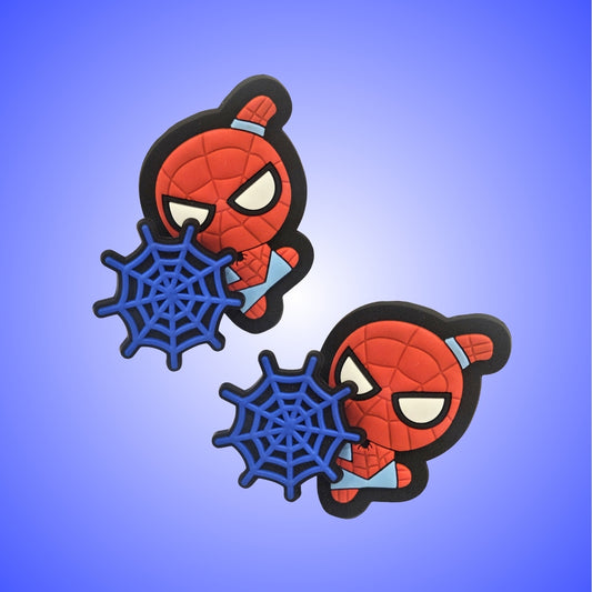 Spiderman Spinning Shoes Charms - 2PC