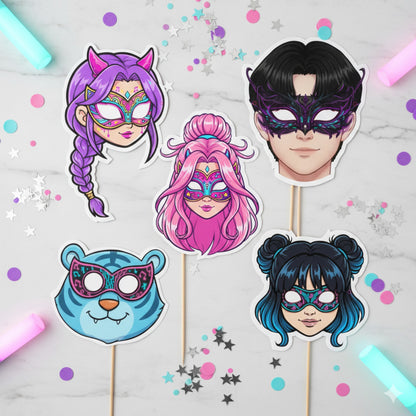 Kpop Demon Hunters Photo Props - 5PC