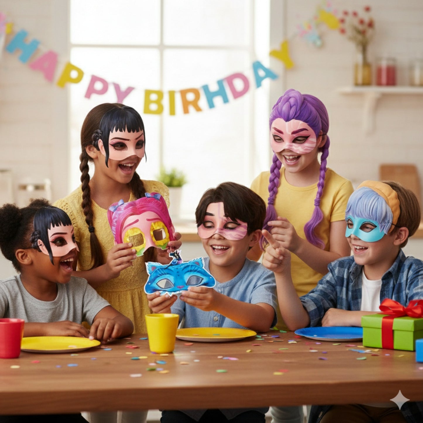 Kpop Demon Hunters Eye Masks - 6PC