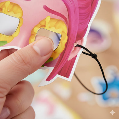 Kpop Demon Hunters Eye Masks - 6PC