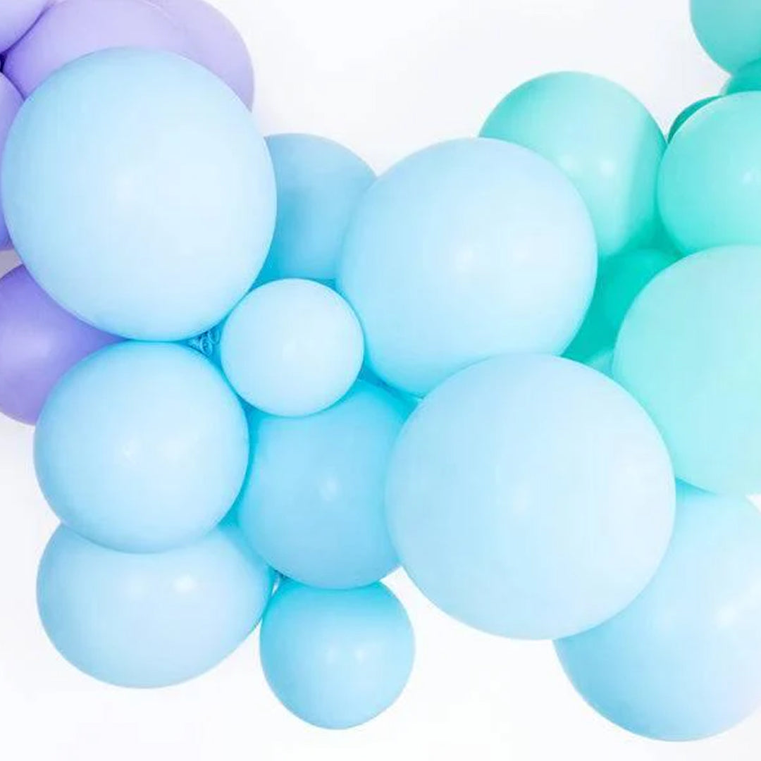 Light Blue Latex/Rubber Balloons - Helium Quality - 12 inches - 10PC