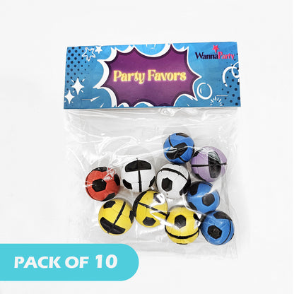 Mini Soccer Ball Toys 10PC - Football Party Favors for Kids | Wanna Party - Image 3