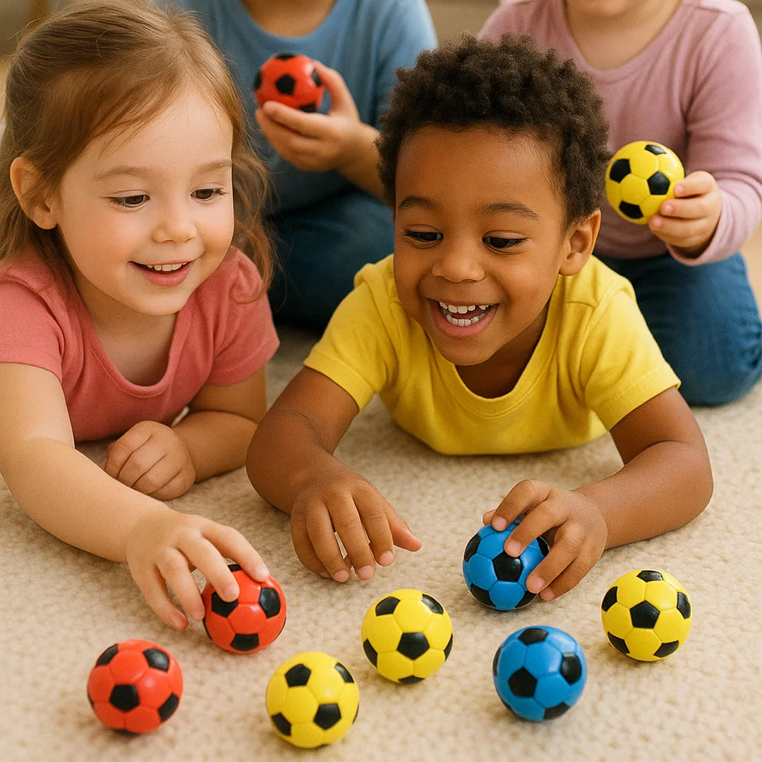Mini Soccer Ball Toys 10PC - Football Party Favors for Kids | Wanna Party - Image 4