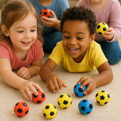 Mini Soccer Ball Toys 10PC - Football Party Favors for Kids | Wanna Party - Image 4
