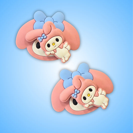 My Melody Spinning Shoe Charms  - 2PC