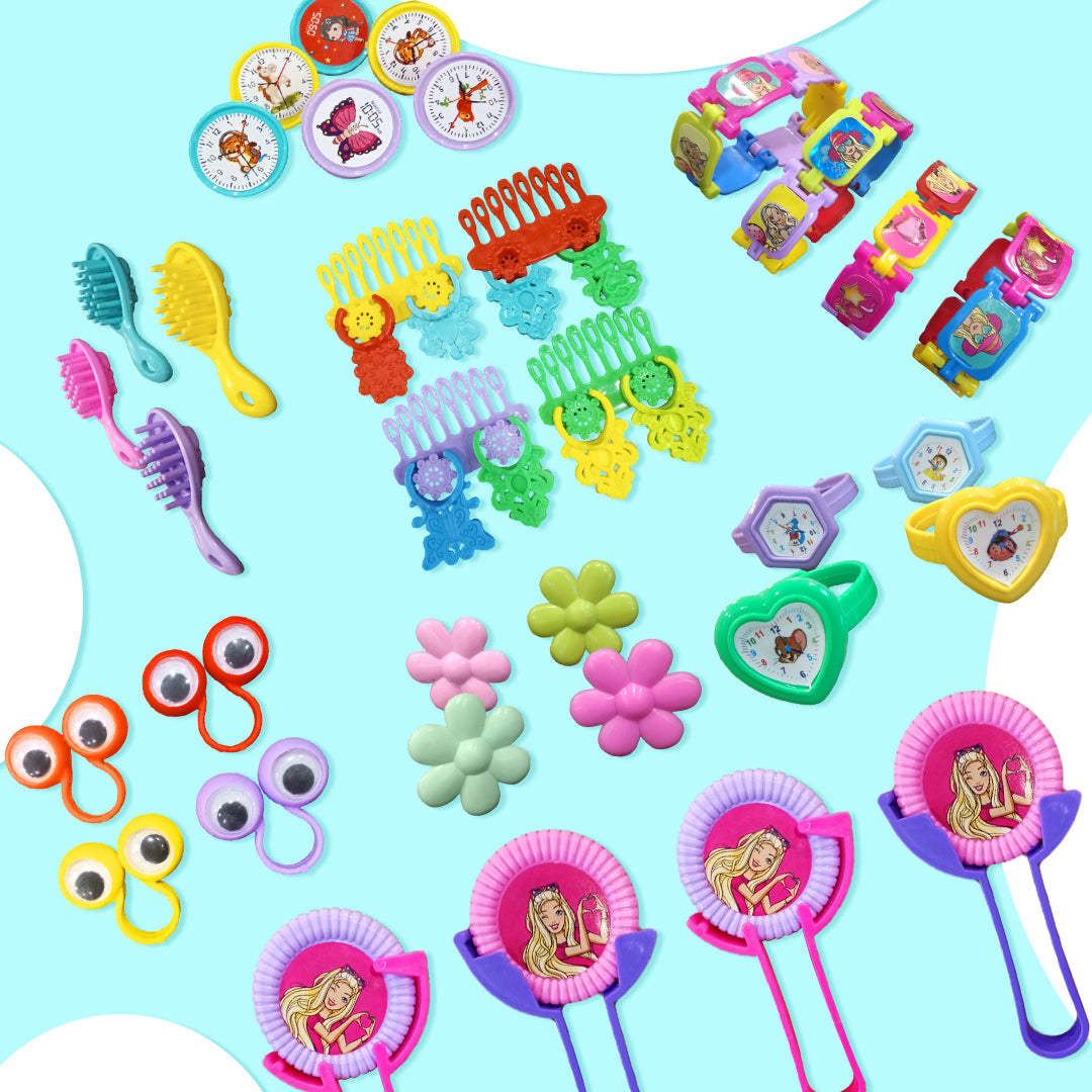 Makeup Theme Return Gift Set Girls 40PC - Bulk Party Favors | Wanna Party - Image 1