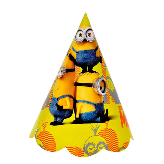 Minnions Theme Party Birthday Caps - 10PC