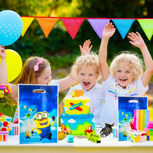 Minnions Loot Bags for Kids  - 10PC