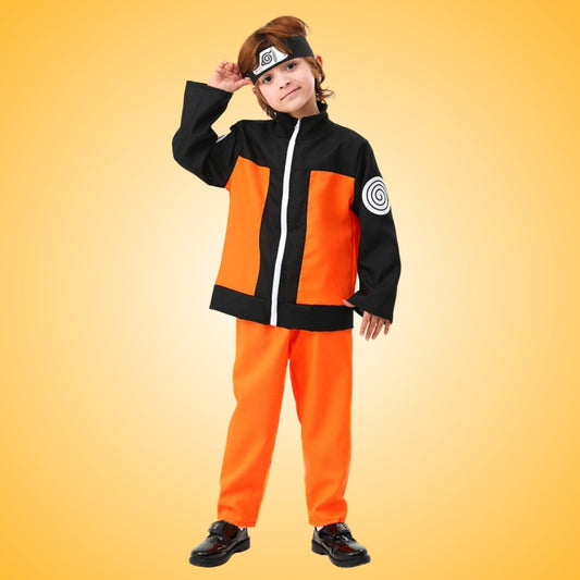 Naruto Shippuden Anime Costume - Medium - Age 7 to 9 Years