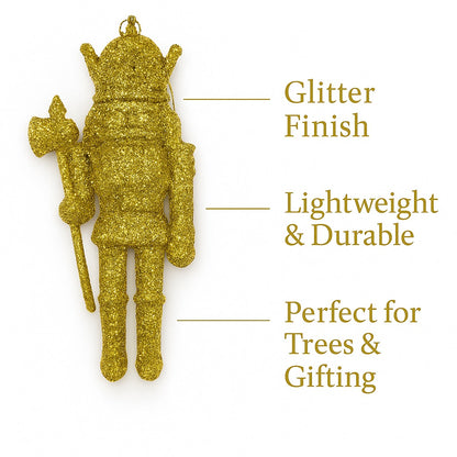 Nut Cracker Hangings Golden - 1PC