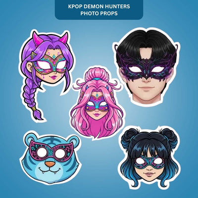 Kpop Demon Hunters Photo Props - 5PC