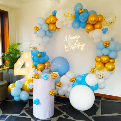4th Birthday Set up - Wanna Party - front