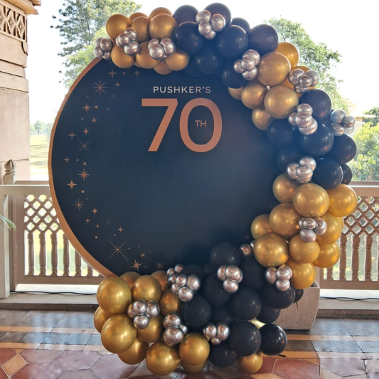 70th Birthday Set up