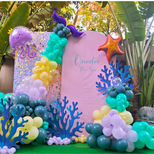 Underwater Theme Birthday Set up