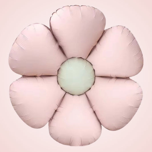 Pastel Pink Flower Shaped Balloon - Air Filled Only - 24 inches - 1PC