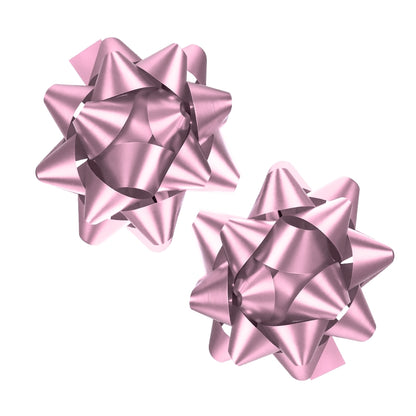 Gift Packing Bow Ribbons Pink for Gift Wrap - 2PC