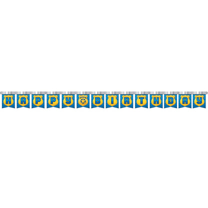 Police Party Birthday Banner - Over 8FT