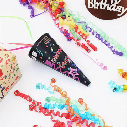 Multicolor Pull String Poppers Combo - 4PC