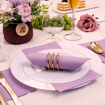 Purple Paper Napkins - 20PC