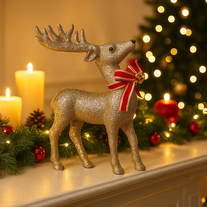 Standing Reindeer Christmas Table Decoration - 1PC