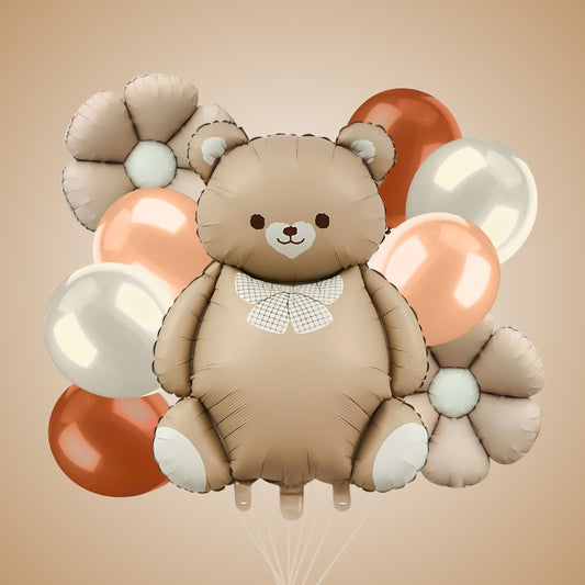 Teddy Bear Balloon Set - 9PC
