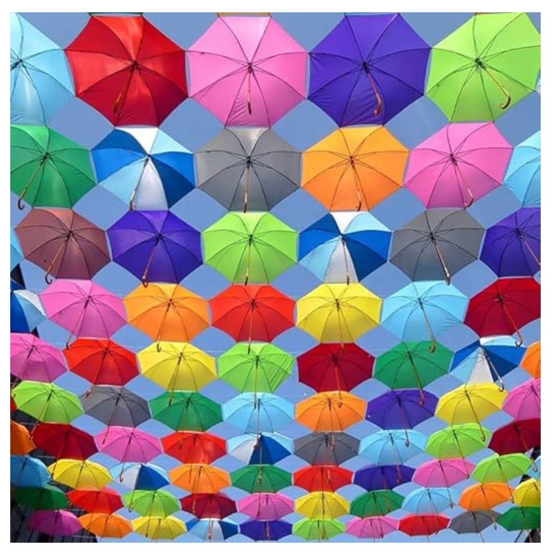 5 Pack Colorful Mini Umbrellas - Mehandi Haldi Decor | Wanna Party - Image 4